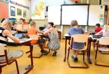 Plecak i przybory szkolne przygotowane na nowy rok